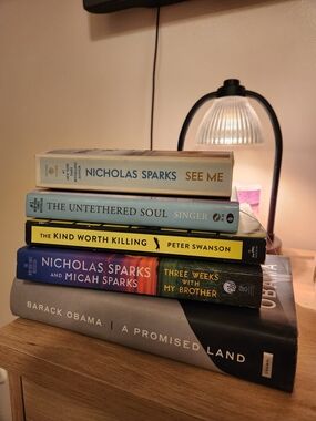 Stack of Fiction & Nonfiction Books - Multicolor Covers